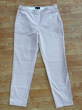 Theory Women’s Blush Pink Tailored Ankle Pants Size 4 Career Office Stretch